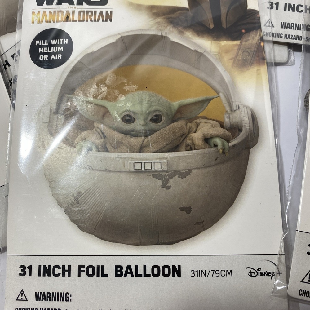 Disney Star Wars Mandalorian Birthday Party Supplies Lot Of 6 - Picture 2 of 2